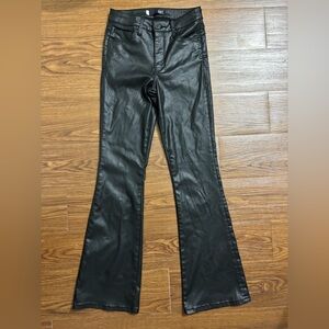 Kut from the Kloth Black Faux Leather Pants